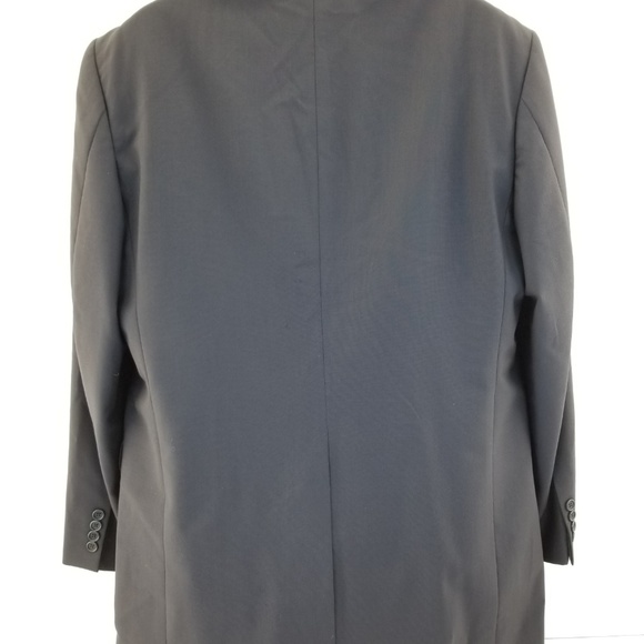 Brooks Brothers 346 Mens 45L Wool Blend Navy Blue - Picture 4 of 8